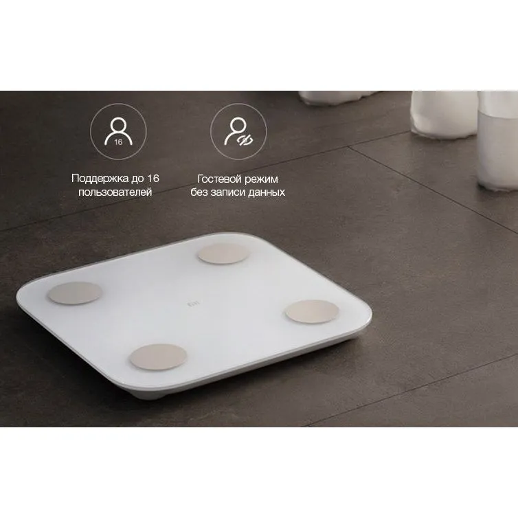 Умные весы Xiaomi Mi Body Composition Scale 2(белый) Китайская версия E-NUN4049CN