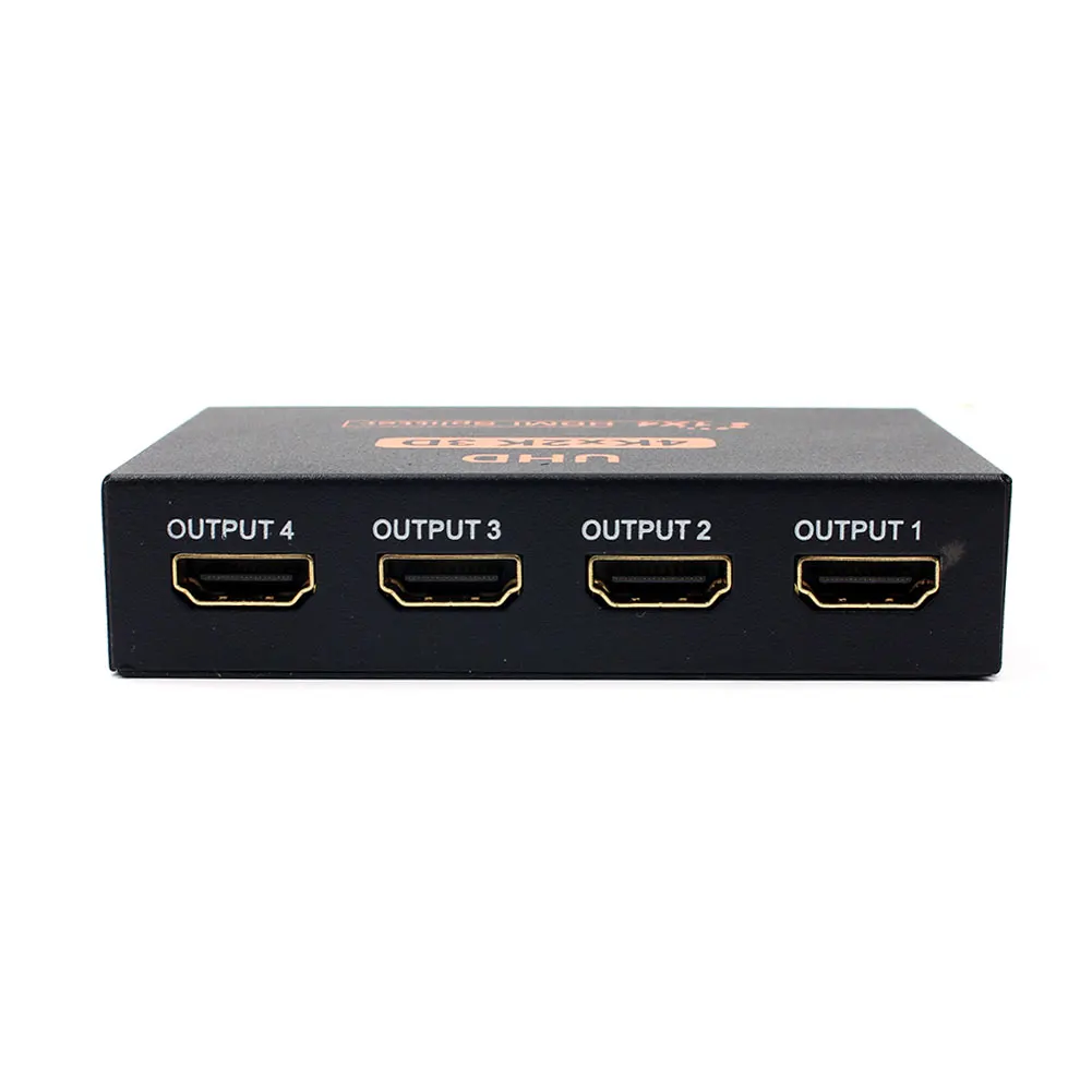 HDMI сплиттер HD 4K 1X4 порта 3D UHD 1080p 4K* 2K видео HDMI переключатель HDMI 1 вход 4 выхода концентратор ретранслятор усилитель