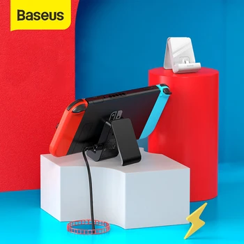 

Baseus 2 in 1 18W Adjustable Stand Charging Base For Switch / Switch Lite Vertical Desktop Quick Charging Holder For Game
