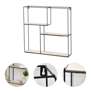 

Wall Storage Stand Square Storage Rack Sundries Organizer Storage Shelf For Home