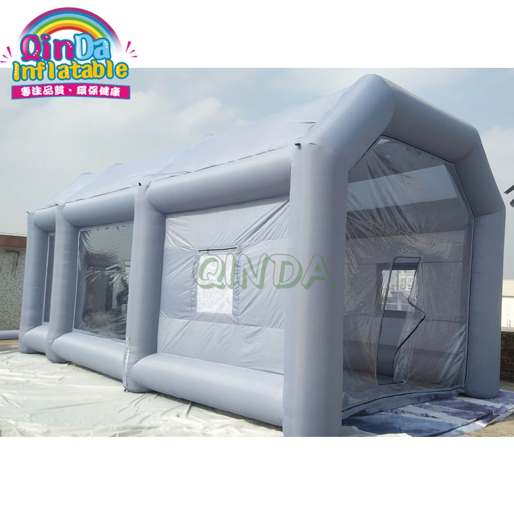 Giant Car Tent With Flitters Mobile Small Used Inflatable Car Spray Paint Booth For Sale 2