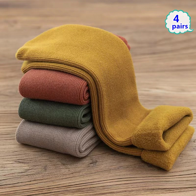 

Хит продаж, зимние носки, хлопковые новые бархатные женские зимние теплые плотные термоноски, мягкие повседневные однотонные носки, шерстяные кашемировые домашние