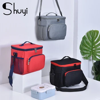 

Fashion Insulated Thermal Cooler Lunch box food bag for work Picnic bag Bolsa termica loncheras para mujer for school students