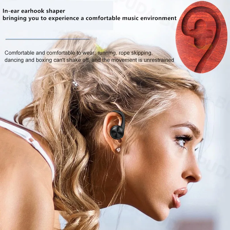 Upgrade Line Ear Hook Shaper Safflower Pear Solid Wood Carved Arc In-ear Ear Accessories earphone accessories earphone accessories