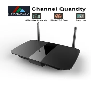 

IPTV Subscription Q1504 Box 1 Year ITHKNOKETV Arabic French IP TV Code H.265 4K TV Box Android Danish Portuguese IPTV Italy