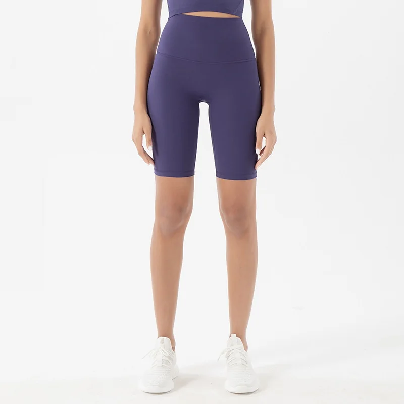 Sexy Sports Yoga Shorts Tights High Waist Fitness Bicycle Running Pants High Waist Peach Hip Soft And Comfortable Gym Clothing