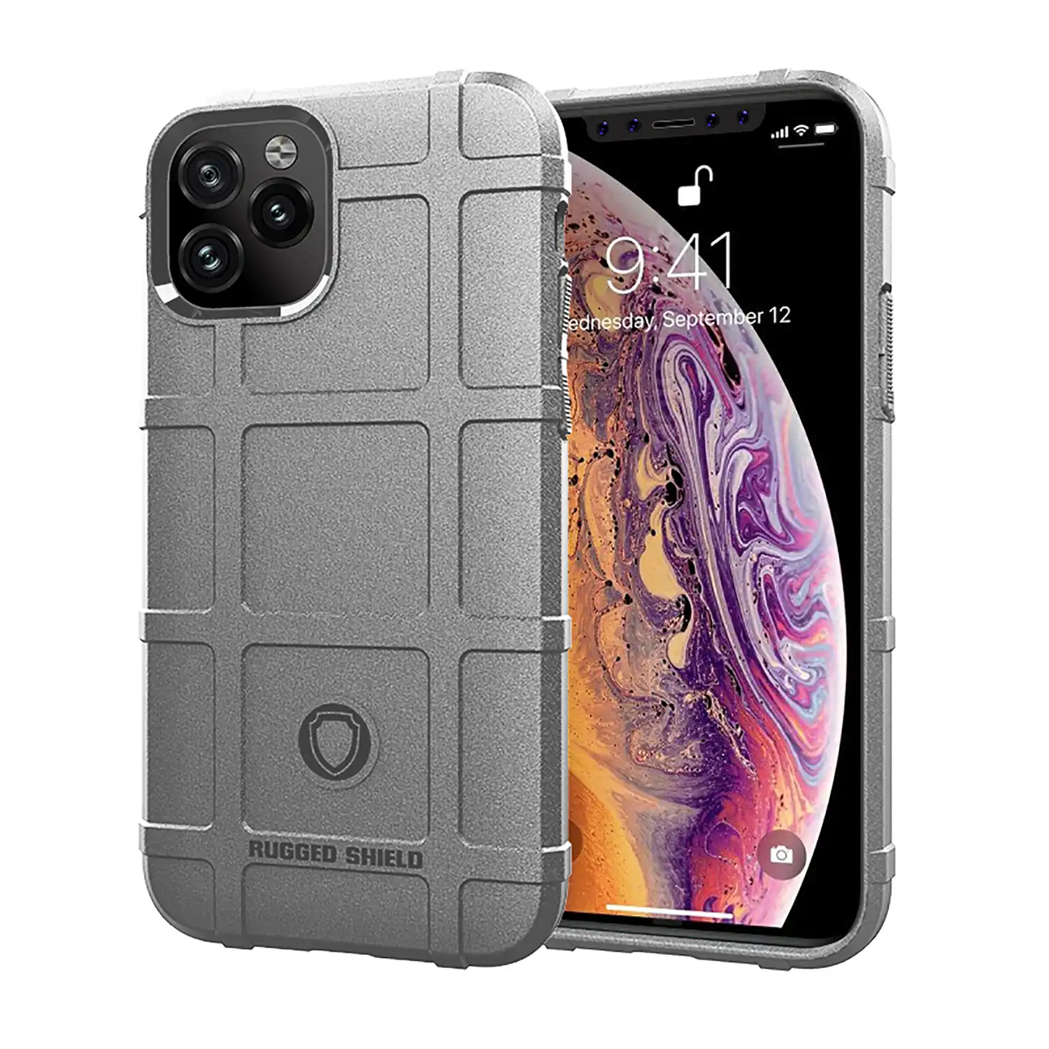 Rugged Shield Case For Iphone 12 11 Pro Xs Max Thick Solid Armor Tactical Case For Iphone Xr 7 8 Plus Full Protection Cover Phone Case Covers Aliexpress