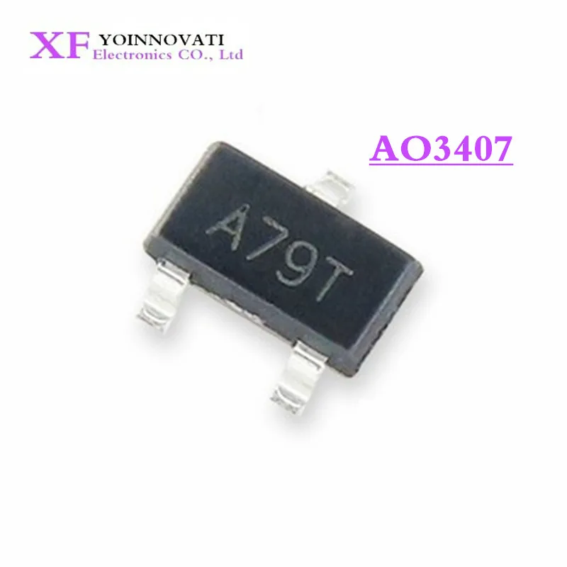 50 шт./лот AO3407 3407 A79T SOT23-3 новые оригинальные | Электронные компоненты и