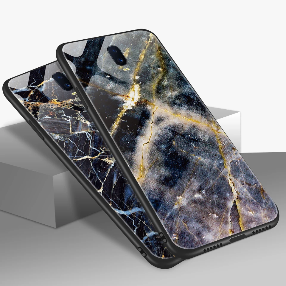 Для OPPO R17/R17 Pro противоударный чехол для мобильного телефона из закаленного стекла для OPPO RX17 Pro роскошный модный чехол из ТПУ