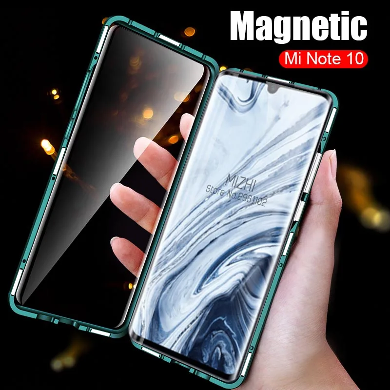 360 двухсторонний стеклянный чехол для Xio mi Red mi Note 8t 7 8 Pro 8a магнитный металлический чехол на Xio mi 9T 9lite Note 10 CC9 Pro Coque