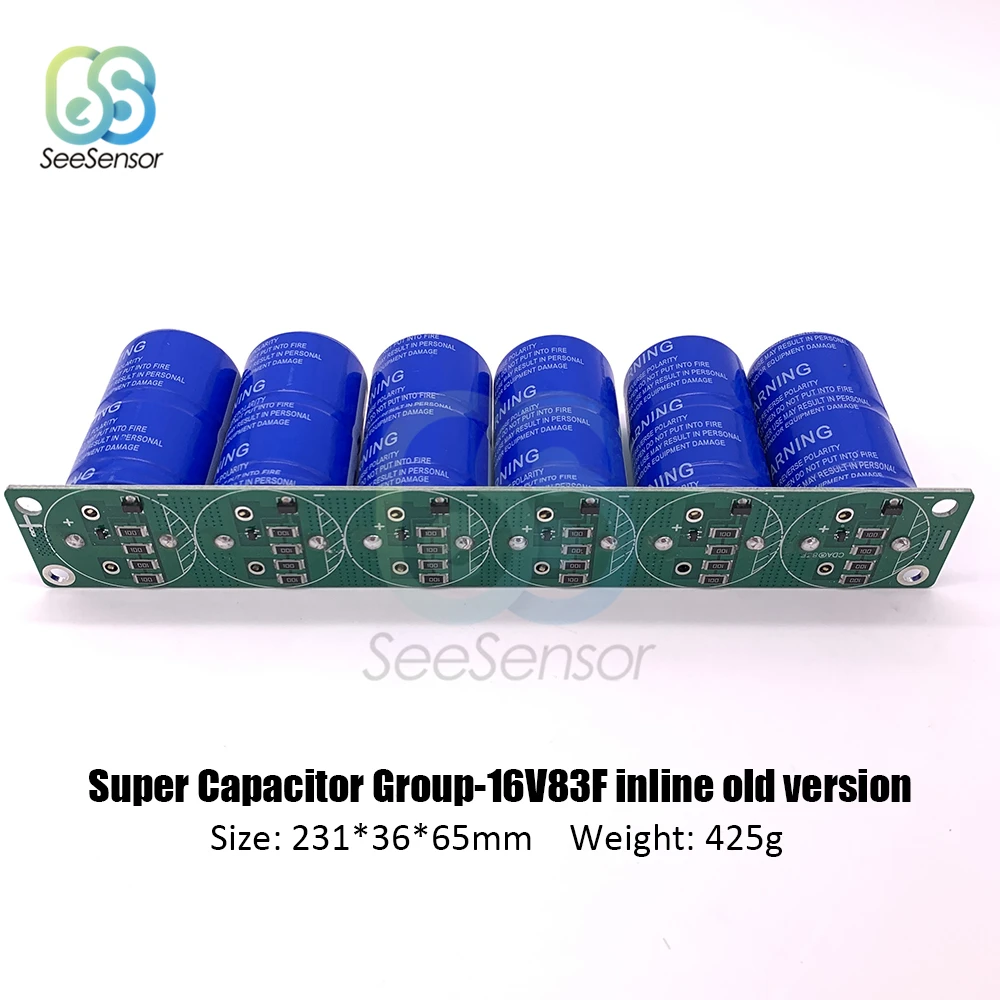 6 шт./компл. 2,7 в 500F сверх яркий конденсатор 231*36*65 мм низкая ESR высокочастотный ultrasapacitor для авто электропитания автомобиля