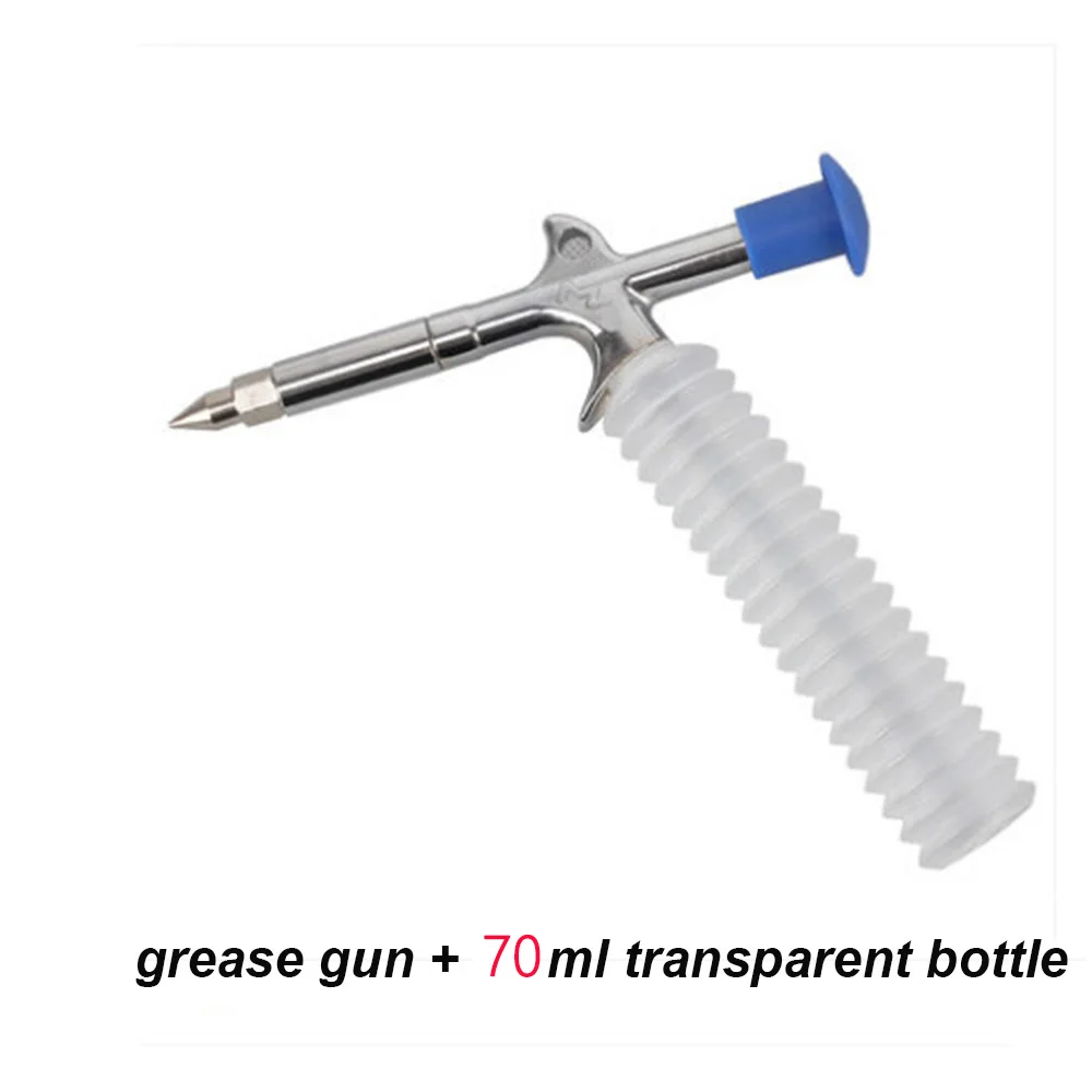 Bicycle Grease Gun 70ML Oil Bottle Road Bike Bearing Hub Axis Grease Lubricating Gun for