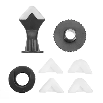 

1Set Silicone Plastic Caulking Tools Corner Sealant Remover Scraper Pad For DIY Tile Floor Suface Corner Glue Cleaning Hand Tool