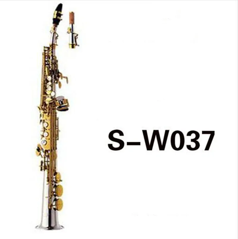 

Straight Japan W-037 Soprano Saxophone High Quality Straight B flat Sax Musical Free Shipping