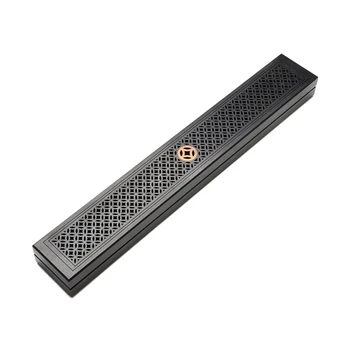 

1Pcs Black Wooden Incense Holder Incense Coffin Burner Wood Incense Burner Box Aromatherapy Censer For Home Office B