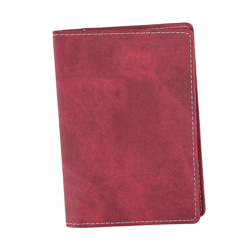 Jujube red Унисекс в русском стиле, джинсовая Обложка для паспорта из искусственной кожи, высокое качество, Защитные чехлы для паспорта, модная Обложка для паспорта - Цвет: Jujube red