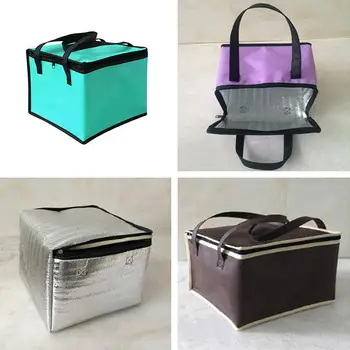 

Insulated Thermal Cooler Bag Lunch Time Sandwich Drink Cool Storage Chilled Zip