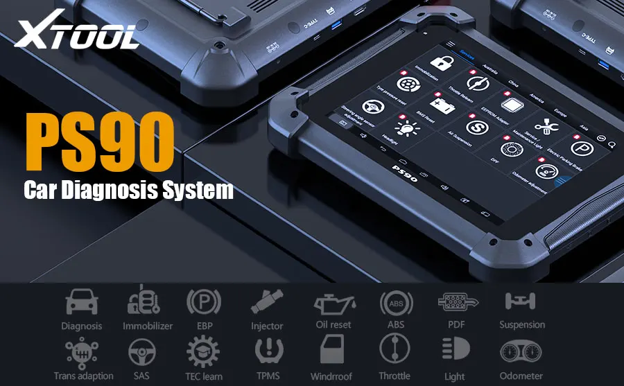 XTOOL PS90 PRO система диагностики автомобилей и грузовиков Поддержка специальных функций бесплатное обновление онлайн