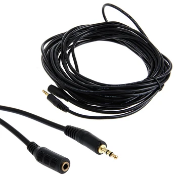 

10M Male to Female 3.5mm Audio Stereo Headphone Earphone Extension Cable Cord