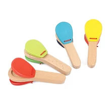 1 шт. Clapper прочный милый игрушечный ксилофон ручной Хлопушка игрушка для детей цвет случайный