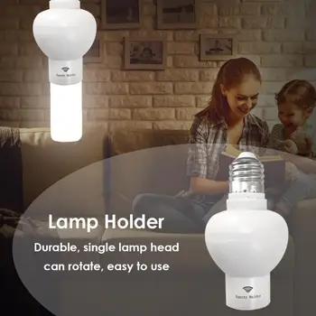 

Induction Lamp Holder Intelligent Wireless Remote Timing Sound Light Control Lamp Holder Socket Adapter Converter