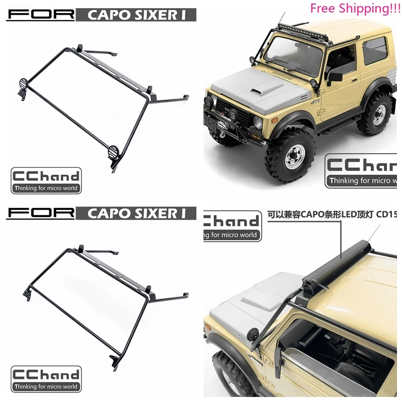 Рулонная клетка CCHAND на лобовое стекло для каподастр sixer 1 Suzuki Samurai 1/6 игрушечная