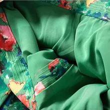 Новая Осенняя Женская пышная длинная юбка, маленькая, свежая, Цветочная, на молнии, Женская юбка миди, праздничная, gai