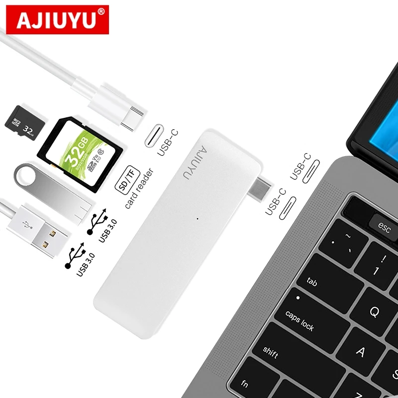 USB концентратор AJIUYU Type C на несколько портов 3 1 HDMI адаптер для ThinkPad Lenovo YOGA S940 C940 S740