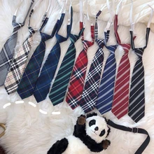 Японская форма Jk галстук-бабочка Милая школьная форма аксессуары подростковые резинки для девочек студенческий клетчатый галстук-бабочка широкий галстук регулируемый