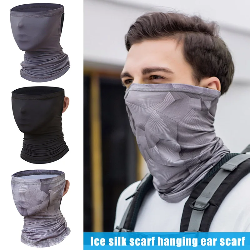 Cycling Neckerchief Scarf Sun UV Protection Neck Gaiter Half Face Cover