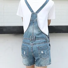 Женские летние повседневные джинсовые комбинезоны, ковбойские повседневные рваные короткие джинсы на подтяжках, праздничные пляжные шорты для родителей и детей, комбинезоны
