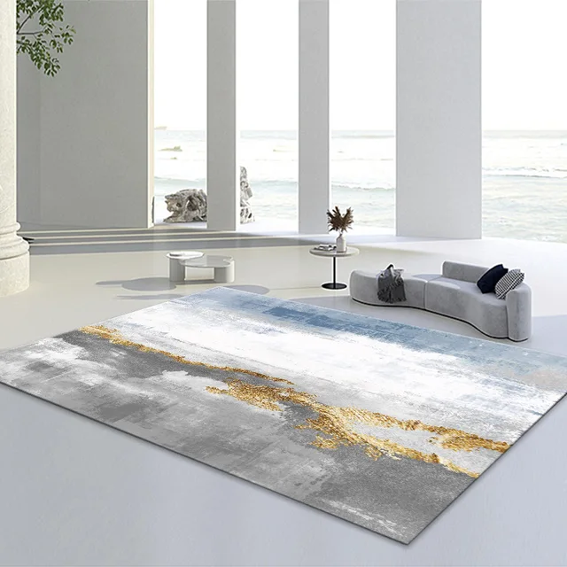 Velvet Carpets 80x160cm Living Room Washable Non-Slip Rugs Bedroom Floor Decoration Home Decor Study Dining Room Area Door Mats L