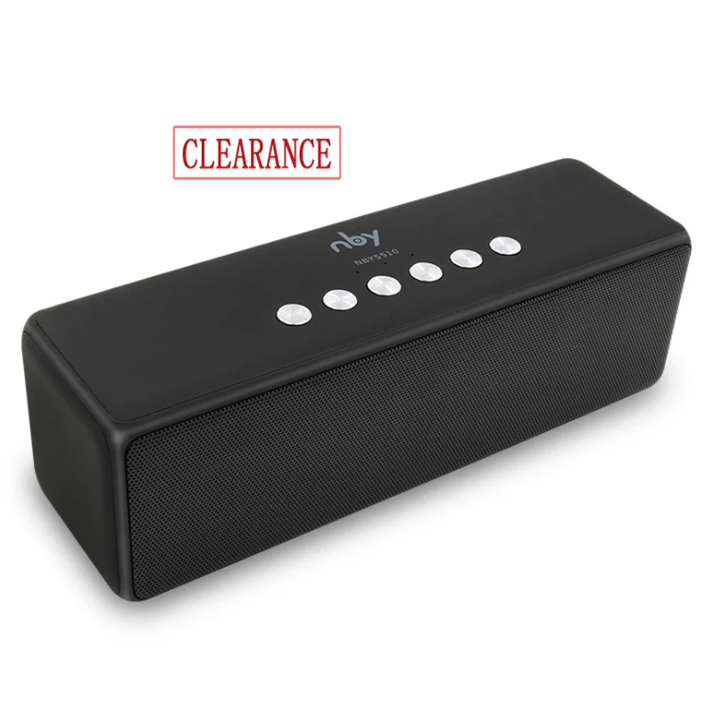 Bluetooth колонка nby 5510 портативный беспроводной сабвуфер водонепроницаемая