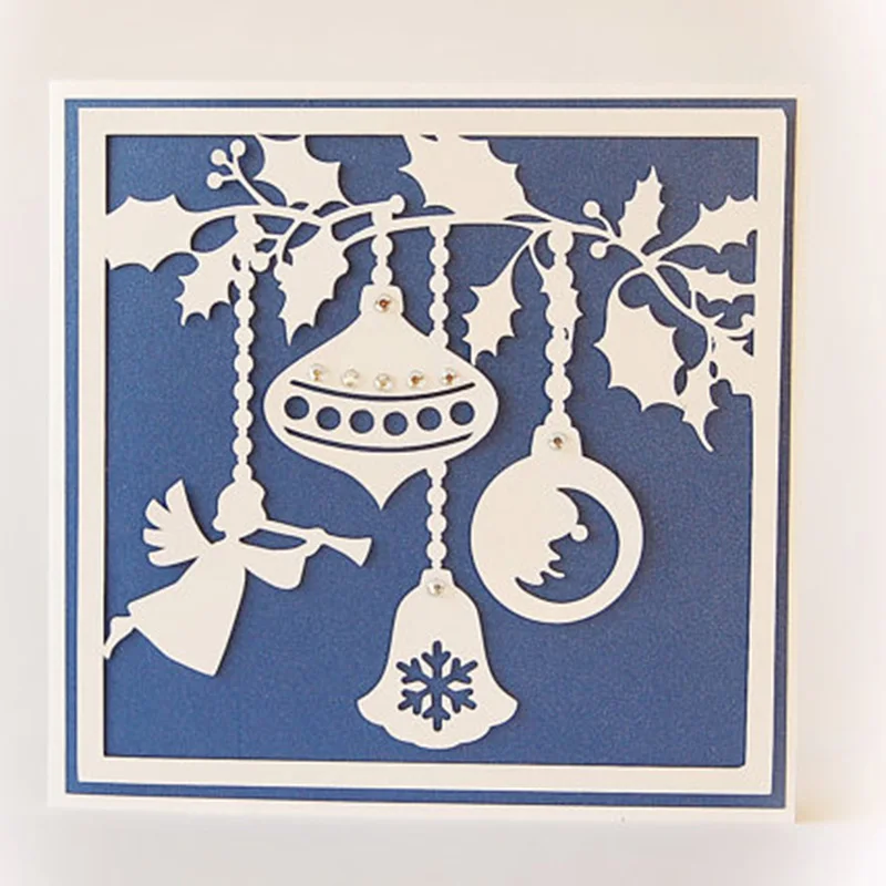 Рождественский Ангел Металла резки штампы высечки декоративная форма Скрапбукинг тиснение бумаги ремесло формы трафареты для резки