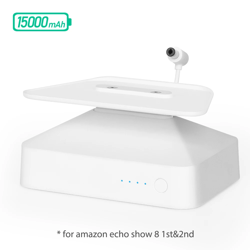 Echo Show 8第1世代および第2世代用バッテリーベース,Alexa Amazon携帯