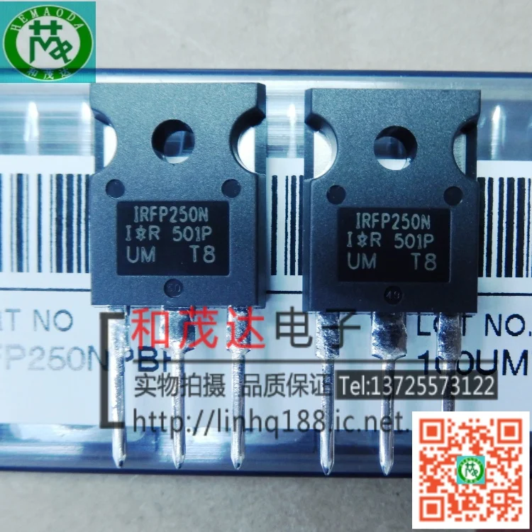 5 шт., новые оригинальные кнопки IRFP250N 250V 38A в 247 на