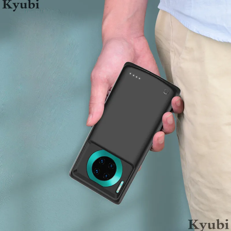 6800 мАч высокое зарядное устройство для huawei mate 30 Pro внешняя портативная беспроводная зарядка для huawei mate 30 роскошный