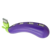 USB коммутатор Портативный мини растительная форма дизайн USB 2,0 4-Порты и разъёмы креативный мини-концентратор 480 Мбит/с Adaptet планшетный ПК телефон USB Hubs-L909