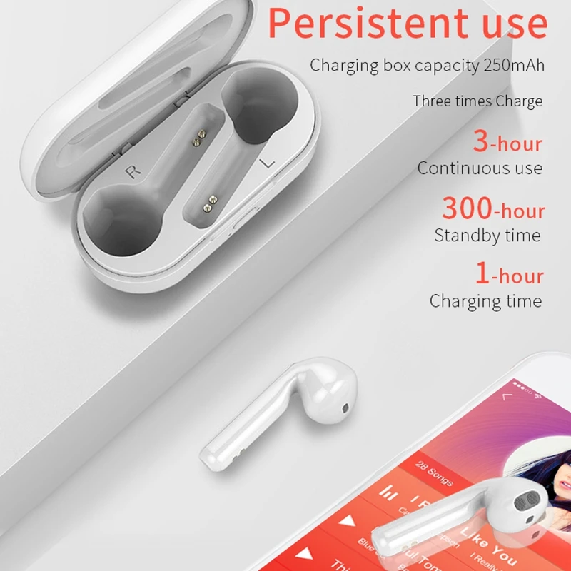 Беспроводные наушники для Huawei Honor Lite Xiaomi TWS Bluetooth 5 0 гарнитура с шумоподавлением PK