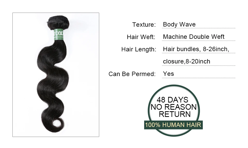 Бразильские волосы плетение пучки тела волна пучки с закрытием 3 пучки бесплатная часть не Реми человеческие волосы расширения Aircabin волосы