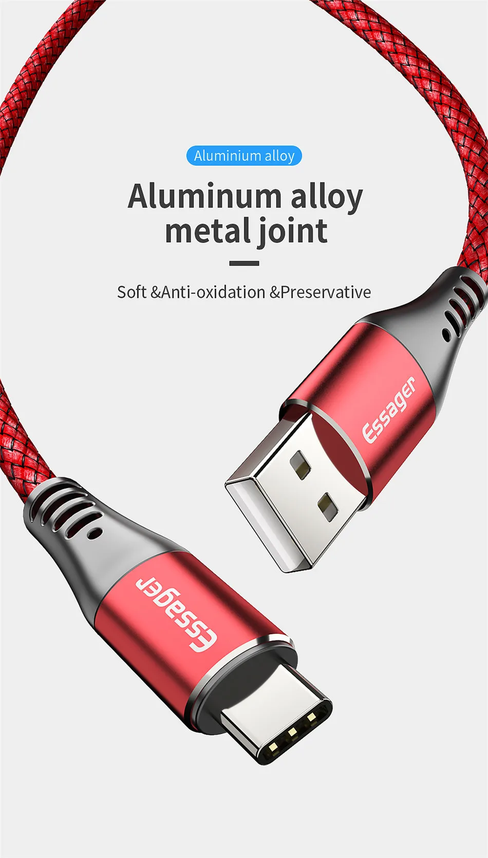 Кабель Essager 5A usb type-C для huawei mate 20 10 P30 P20 Pro Lite USBC Быстрая зарядка type-C кабель для мобильного телефона USB-C шнур зарядного устройства