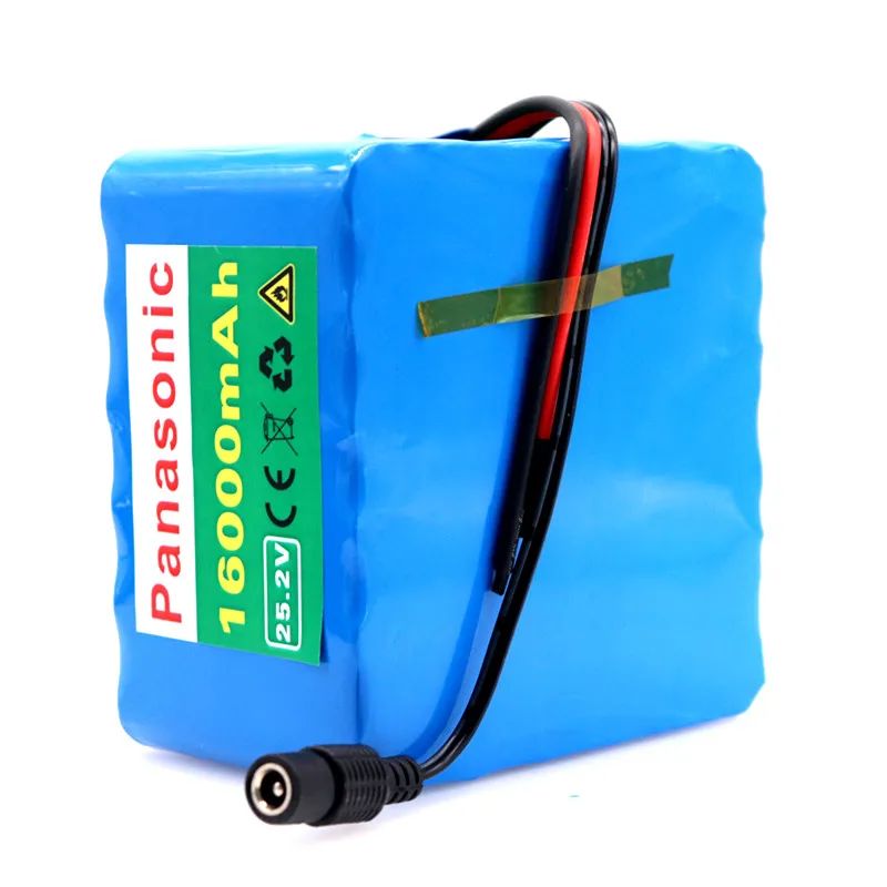 Panasonic 6s6p 24V 16Ah 18650 аккумулятор 25,2 v 16000mAh Электрический велосипед мопед/Электрический/комплект литий-ионный батарей+ 2A зарядное устройство