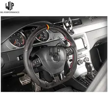 Magotan рулевые колеса из углеродного волокна, кожа руля для Volkswagen Magotan 2013-, спортивный автомобиль stylign использование