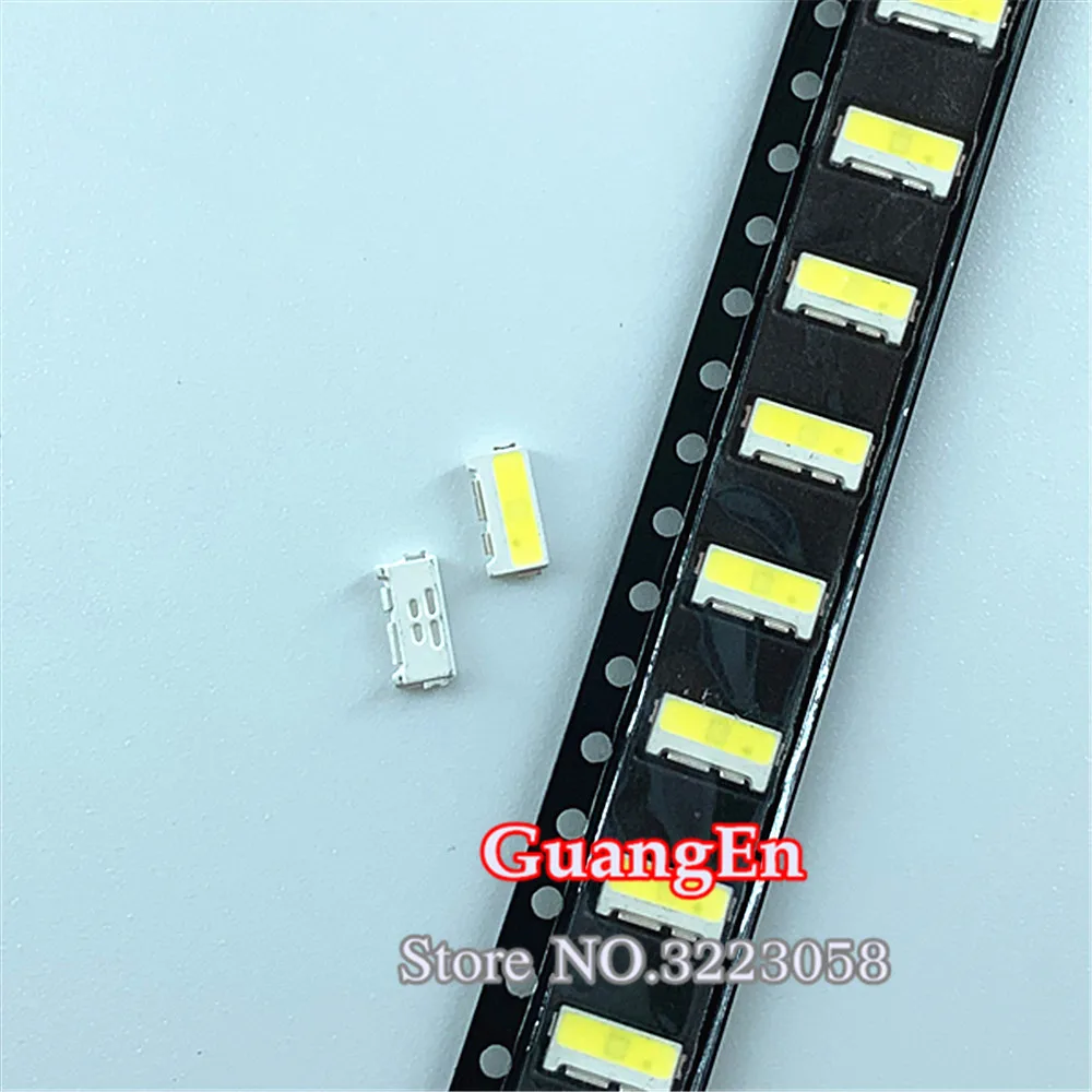 200 шт. оригинальная светодиодная подсветка AOT Edge LED Series TS732A 0 7 Вт 3 в 7032 холодный