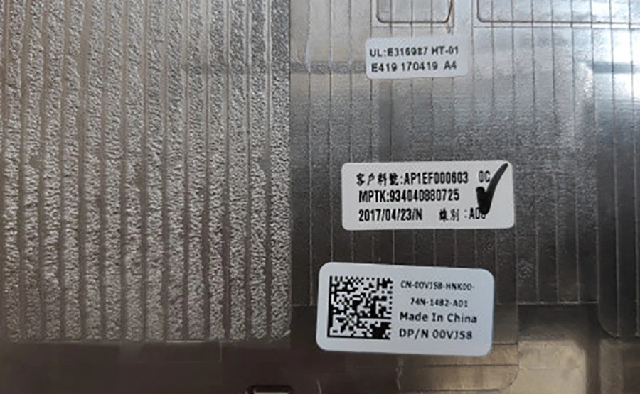 Для Dell latitude 5570 E5570 точность M3510 ниже Нижняя крышка корпуса 07PVX3 00VJ58