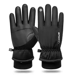 M L Xl Winter Warm Rocker Fleece Ski Gloves Waterproof Heated Windproof Touch Outdoor Mountaineering Cycling Full Finger Gloves
