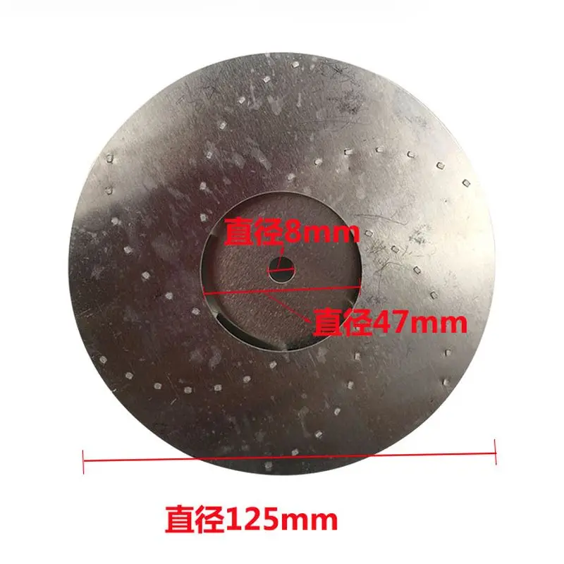 2pcs 125mm Diameter 8mm Hole Vacuum Cleaner Parts Flat Aluminum Impeller for Motor Fan Blade Motor Blades Wind Wheel Cooler htd5m 28tooth synchronous wheel width 11 16 21 27mm two sides flat bore 6 8 10 12 to 30mm 5m 28t timing pulley 3d printer parts