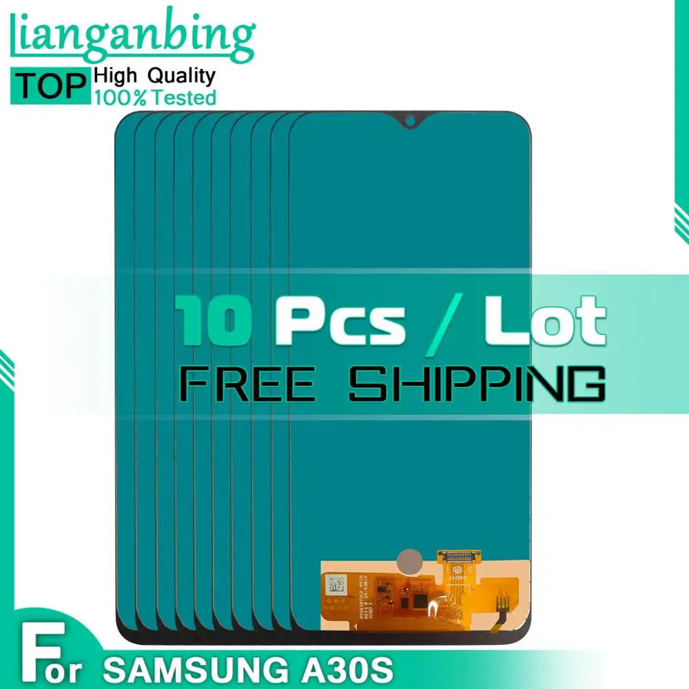 Оптовая продажа 10 шт. INCELL для Samsung Galaxy A30s LCD A307FN A307G SM-A307F A307F ЖК сенсорный экран