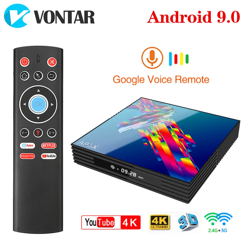 A95X R3 Android TV Box 9 0 4 Гб RAM 64 Rockchip RK3318 1080p 4K 60fps USB3.0 Google Play Store Youtube медиаплеер|ТВ-приставки