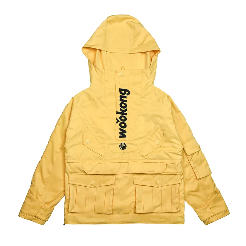 

Winter Autumn Men's Windproof jackets with Nood Male Skateboard Trench Skate Trench Men Rock Hip hop Street wear Fashion Tops